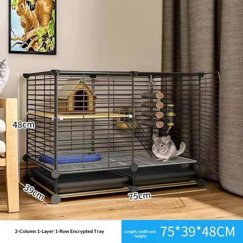 1- Large Metal Bird Cage Nests Multi Level Indoor Outdoor Parrot Cage Removable Tray Wheels Play Top Spacious Safe Easy Assembly