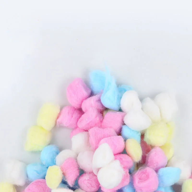 100pcs Colorful Winter Warm Cotton Ball Cage House Bed Supply For Hamster Rat Mouse Small Animals Hedgehog Guinea Pig Supplies