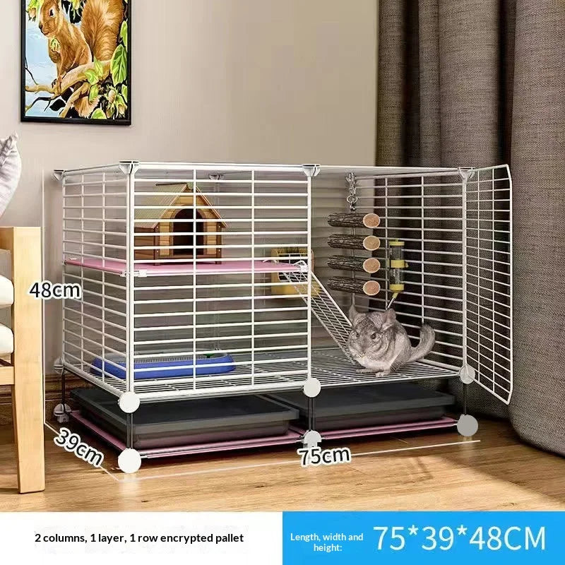 1- Large Metal Bird Cage Nests Multi Level Indoor Outdoor Parrot Cage Removable Tray Wheels Play Top Spacious Safe Easy Assembly